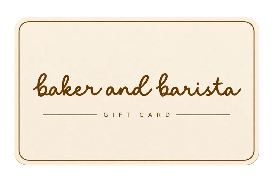 Baker and Barista gift card